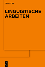 Linguistische-Arbeiten-Series-Editor-Heusinger